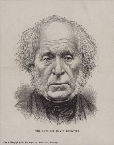 Sir David Brewster, Scottish physicist, mathematician and astronomer by English School